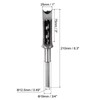 uxcell Square Hole Drill Bit, 1" High-Carbon Steel Hollow Chisel