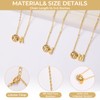LUIOUS Volleyball Initial Necklace for Women - A-Z Letter Design,