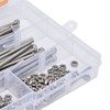 200pcs Hex Nut Bolt Assortment Kit Hex Socket Head Cap
