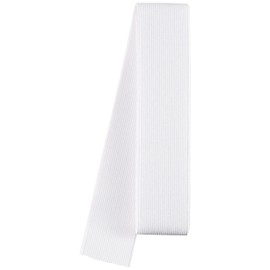 Clover Rubber Belt, 1.2 inches (30 mm) Wide, White 26-042