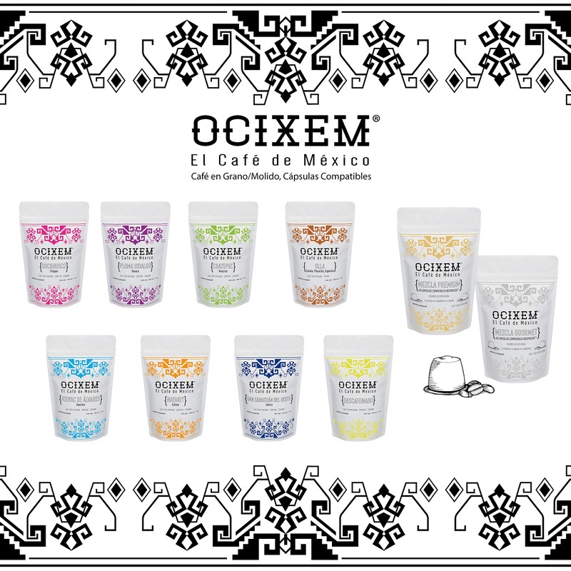 OCIXEM, Café en Grano Pluma Hidalgo, Oaxaca, 454 gramos