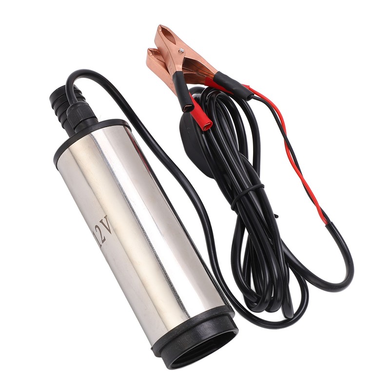 DC 12V Mini Refueling Pump with Filter Stainless Steel Diesel