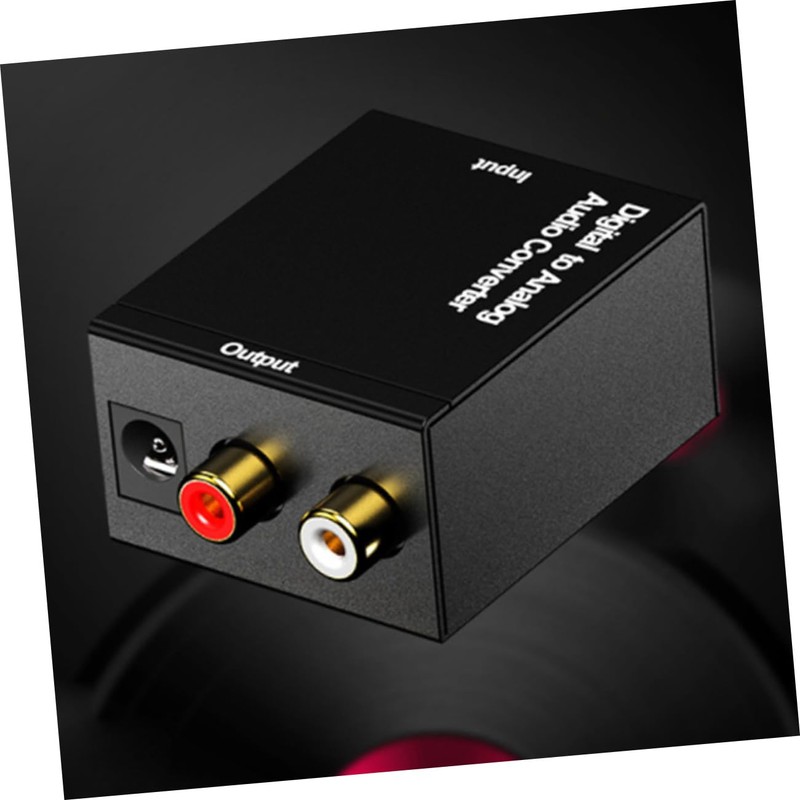 ORFOFE Digital to Analog Audio Converter Box Compact Optical to