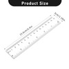 3 Pack 15cm Clear Ruler 6 in Small Ruler Plastic