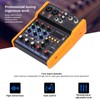 GOWENIC 4-Channel Mixer, Smart Noise Reduction, USB & Bluetooth, 4