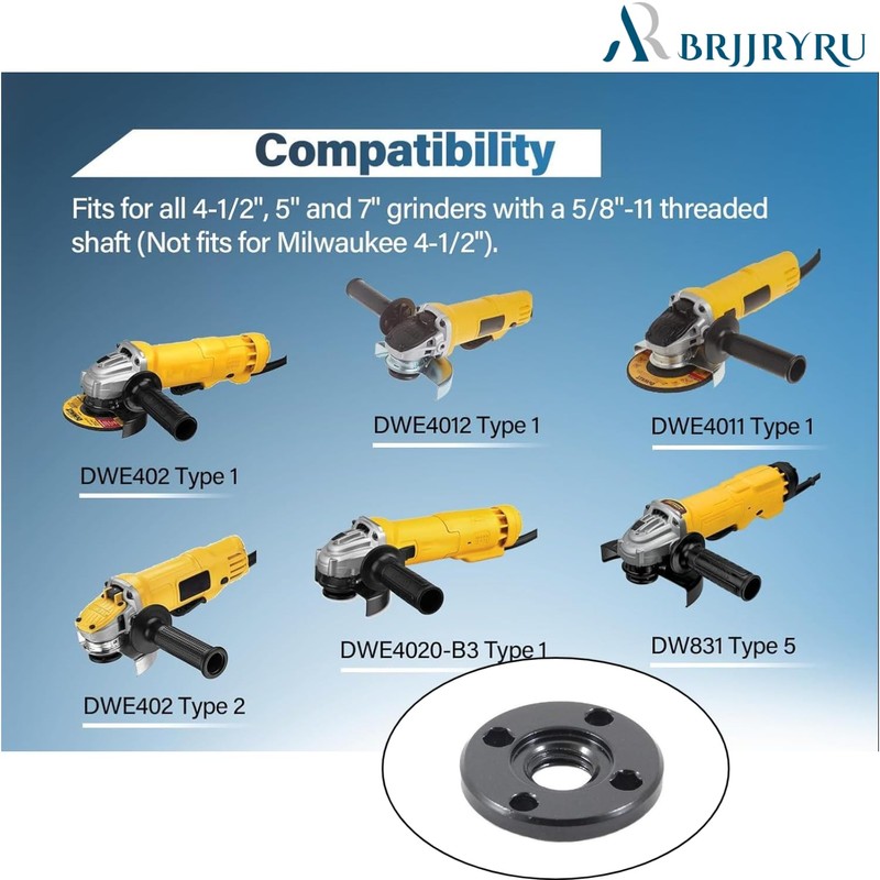 （10 PCS）N134467 Hex Hole Flange Replacement 636226-0 Angle Grinder Hex