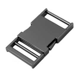 FUSSED 1 Piece Buckle Craft Buckle Metal Belt Only Handicraft Supplies Insert Handmade Materials Accessories Handmade DIY Hardware, Black