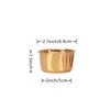 100 Pack Cupcake Liners with Lids 3.5 Oz Foil Baking