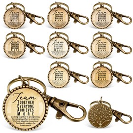 Landical Team Thank You Gifts Bulk Employee Appreciation Keychains for Team Staff Best Team Gifts