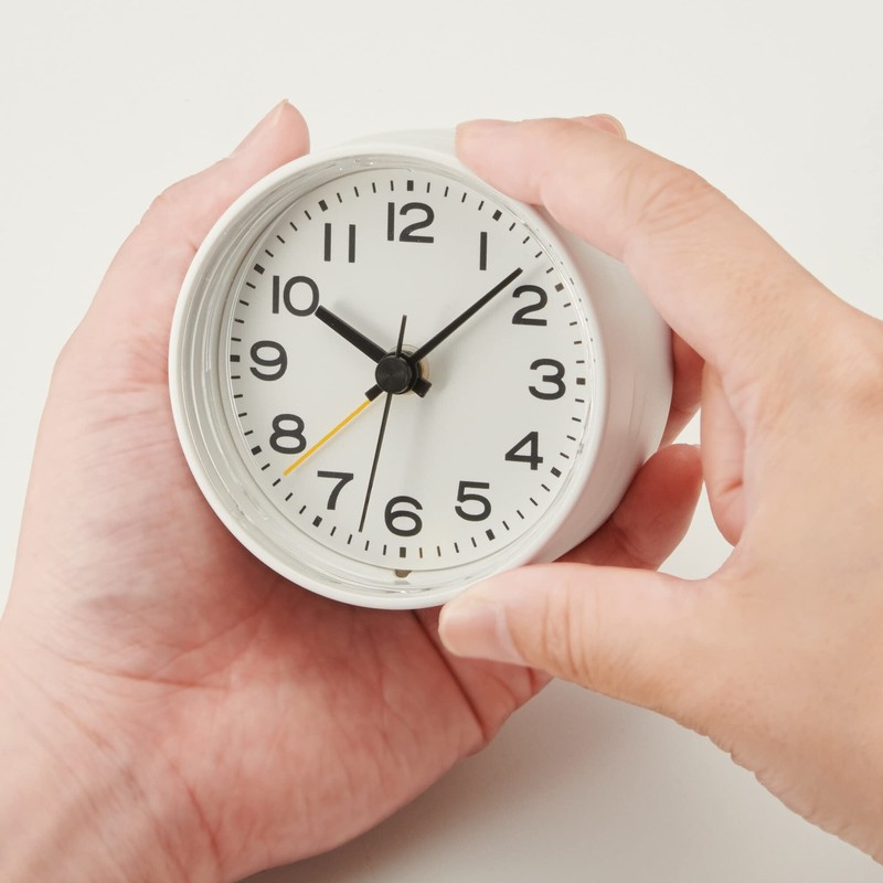 MUJI Analog Alarm Clock MJ-AC2 12046738 White W 3.6 x