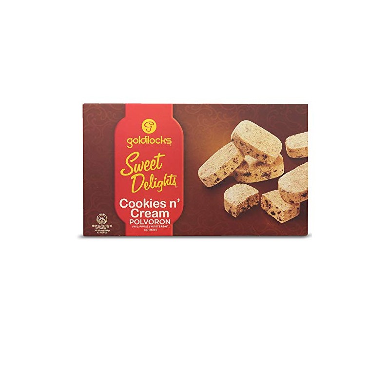 Goldilocks Sweet Delights Cookies n' Cream 10.60oz (300g) 12 Pieces