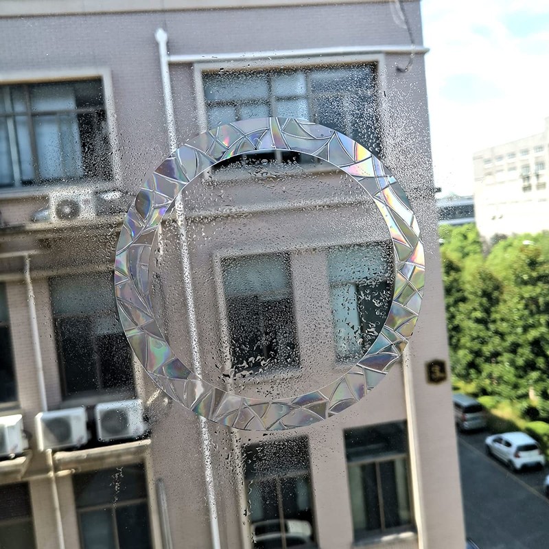 Prism Window Decals for Bird Strike, Anti Collision Stickers, Stop