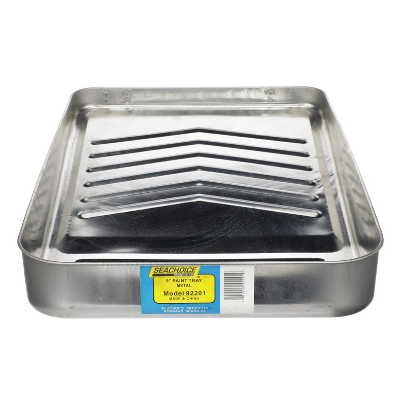 Seachoice Reusable Deluxe Angled Ribbed Paint Tray w/Ladder Lock Legs,