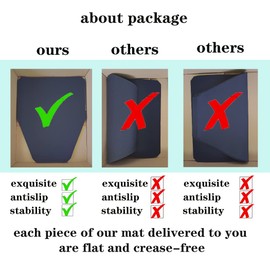 HBGOTL Urinal Mats (12 Pieces) - Non-Slip Water Absorption Deodorization Black Floor Urine Mats for Men's Restrooms & Bathrooms(Hexagon)