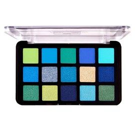 J.Cat Beauty Dia And Noche Tri Element 15 Pigment Palette Around The Clock