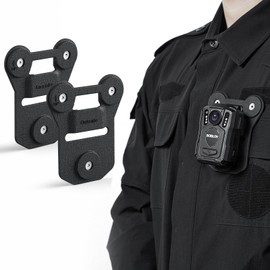 BOBLOV Body Camera Magnet Mount, 6pcs Magnets Style, Universal Magnetic Suction Back Clips, Compatible with All Police Cameras, Fixed on Clothes to Prevent Law Enforcement Camera from Moving(One Pair)