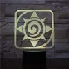 LED Blizzard Hearthstone Logo Changing Color USB Night Light and