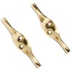 Merriway® BH01551 (2 Pcs) Rope Cord Cleat Hooks, 75mm (3