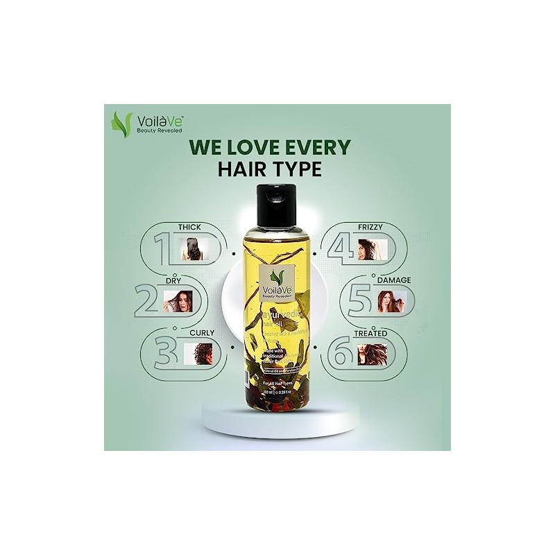 VoilaVe Aceite para el cabello infundido