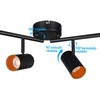 LEONLITE 36W 5CCT LED Track Lighting Fixtures Ceiling Dimmable, 4