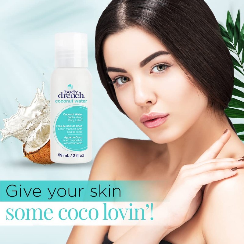 Body Drench Coconut Water Replenishing Lotion, 2 Fluid Ounce