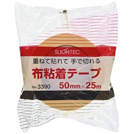 スリオンテック スリオン カラー布粘着テープ50mm イエロー 339000YL0050X25