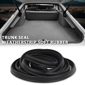 GRAND ORANGE Rear Trunk Weatherstrip Seal Soft Rubber Fit Buick Pontiac 1964-1974, Fit Chevy Camaro Malibu Chevelle 1962-1974, Fit Olds Cutlass 1964-1972 Black Rear Trunk Sealing Strip