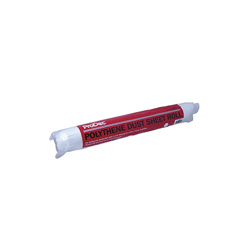 ProDec 100 sqm (4m x 25m) Polythene Dust Sheet Roll,