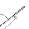 Healeved Golf Club Brooch Pin Zircon Crystals Copper Lapel Pin