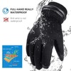 OZERO Winter Gloves Waterproof -30 C Thermal, Touchscreen Thick Glove