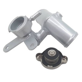 HCHCSPEED Aluminum Weld On Filler Neck Hose Replacement for Scion FR-S/Subaru BRZ/Toyota 86 MT Silver