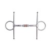 AK Full Cheek Rotary Double Cooper Roller Snaffle Horse Bit