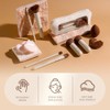 BS-MALL Juego de 11 brochas de maquillaje de bambú sintético