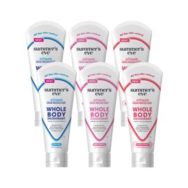 Summer's Eve Ultimate Smell Protection, Whole Body Cream Deodorant, Blissful Escape (3oz), Simply Sensitive (3oz), & Fresh Scent (3oz) (2ea)