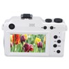 4K Digital Camera Front Rear Dual Lens 48 Megapixels 18X