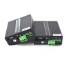 2 Port Contact Closure Over Fiber Optic Converter-Singlemode Fiber up