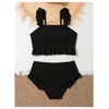 Floerns - Traje de baño de 2 piezas para niña