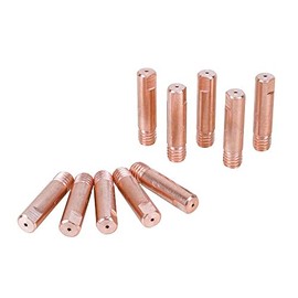 Bossweld Binzel Style Contact Tips, 1.2 mm x 25 mm Length x 6 mm Diameter (Pack of 10)