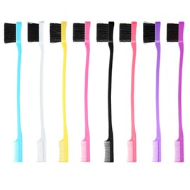 Beauty Double Side Edge Eyebrow Hair Comb Control Hair Brush For Hair Styling Salon Professional Accessories Hair Brush