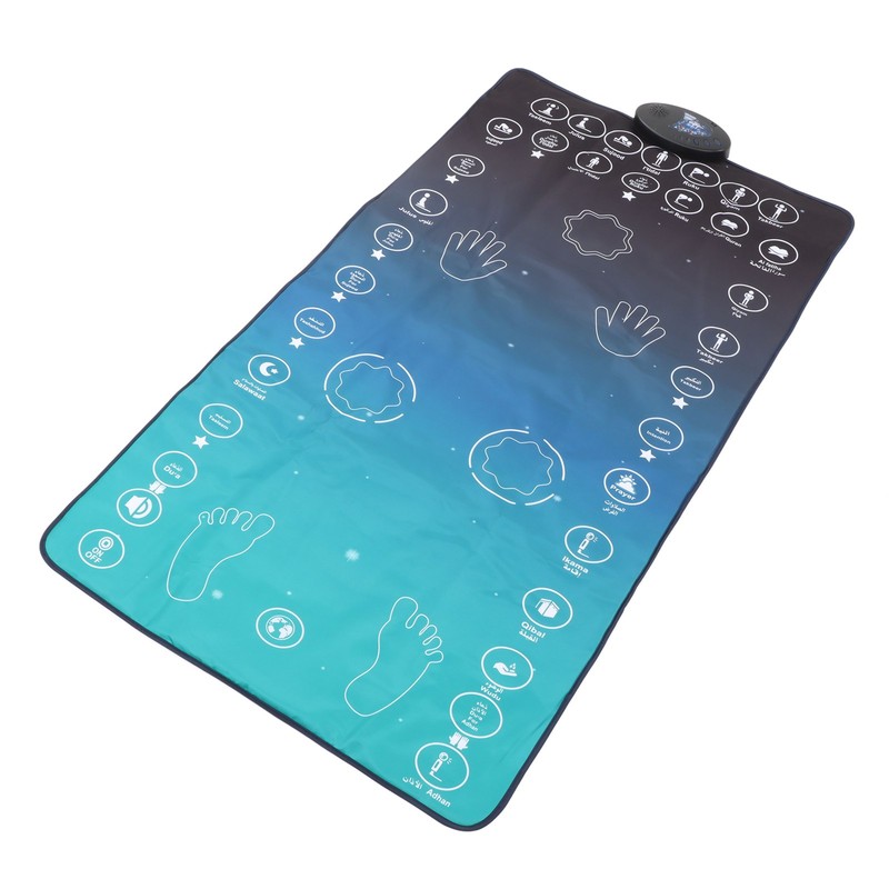 Electronic Muslim Prayer Mat 7 Languages Smart Touch Sensitive Educational