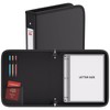 ZOOPIP Fireproof 3 Ring Binder with Zipper, 2 Inch D