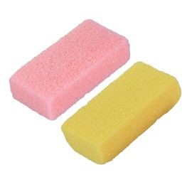 FRCOLOR 2pcs Natural Pumice Stone Foot Scrub Callus Remover Exfoliating Tool for Foot Random Color