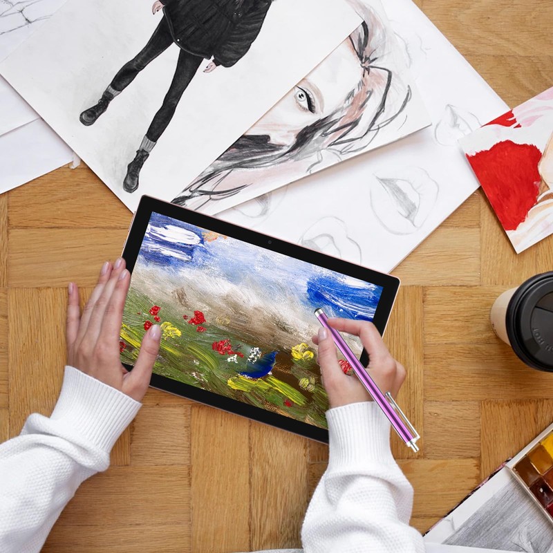 Tablet Android 15, 10 inch 2 in 1 Tablets with