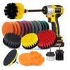 axGear Drill Brush Attachment Set 22 Pieces for Power Drill