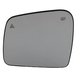 For Jeep Grand Cherokee 2011-2021 Mirror Glass Driver Side | Heated | With Blind Spot Detection | Replacement For CH1324177 | 68092055AB-PFM