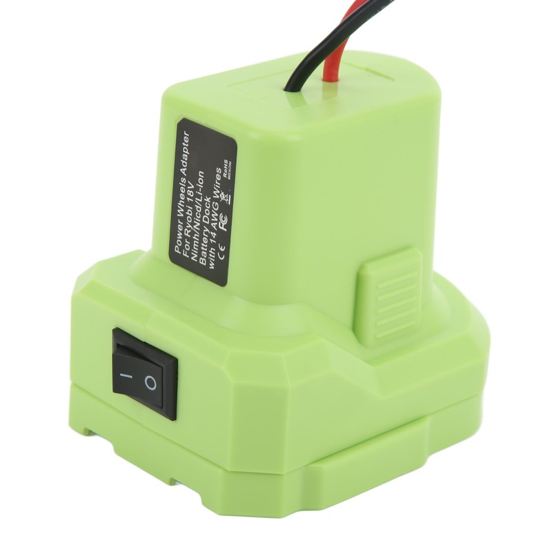Battery Adapter Converter Dock Power Connector 14AWG with Switch for