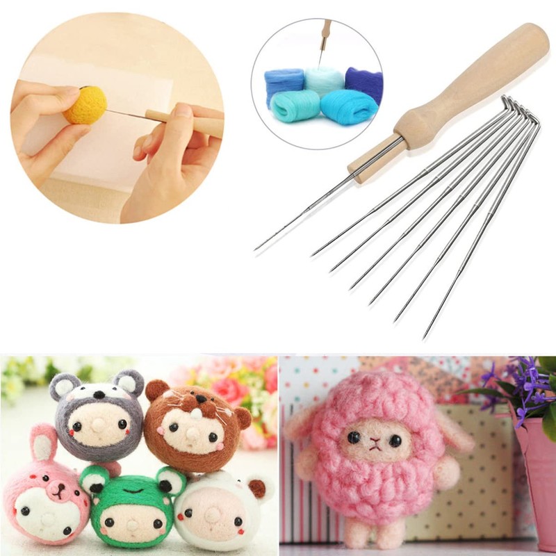 Frcolor Felt Needles, Felt Needles, Wool Felt Tools, DIY Crafts,