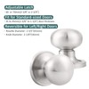 GOBEKOR 10 Pack Passage Door Knobs Keyless Interior Door Knobs