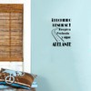 Phrase Vinyl “Prohibido Rendirse...” [Spanish Language]Decorative Motivational Sticker Phrases for