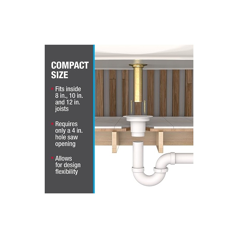 Oatey 46000P PVC Universal Freestanding Tub Drain Kit
